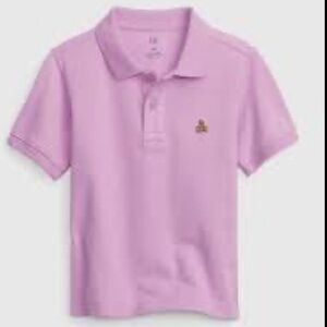 Baby gap Toddler Organic Cotton Pique Polo Shirt -lilac size 4 year